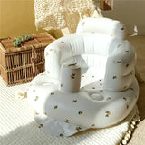 Multifunctional Baby PVC Inflatable Seat Inflatable Bathroom Sofa Learning Eating Dinner Chair Bathing Stool