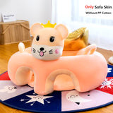 Cute Cartoon Baby Sofa Cover Learning to Sit Seat Feeding Chair Case Kids Baby Sofa Skin Infant Baby Seat Sofa without Cotton
