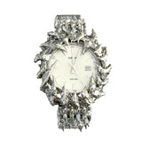 Processing Custom Design Alabaster Quartz Watch with Unique Claw Shape Movement for Men Goth Charms for Jewelry Making