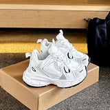 2024 New Baby Toddler Shoes for Boys Girls Breathable Mesh Kids Casual Sneakers PU Non-Slip Children Sport Shoes Size 21-36