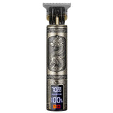 T9 Hair Clipper Electric Magic Fader Professional Engraving Clippers Electric Razor with LED Digital Display