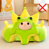 Cute Cartoon Baby Sofa Cover Learning to Sit Seat Feeding Chair Case Kids Baby Sofa Skin Infant Baby Seat Sofa without Cotton