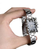 Processing Custom Design Alabaster Quartz Watch with Unique Claw Shape Movement for Men Goth Charms for Jewelry Making