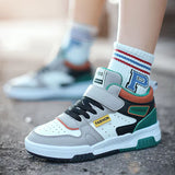 Design Children Sneaker Boys Shoes Skateboard Kids Casual Shoes Autumn Sports Tennis High Top Sneaker for Boy