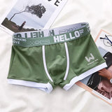 2024 Men'S Underwear Cotton Underwear Letter Waistband Comfortable Breathable Soft Boxer Shorts Fashion Casual Sports Shorts