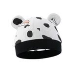 Cotton Fetal Cap Cartoon Print Newborn Baby Hat Soft Comfortable Nursery Beanie Hat for Infant Newborn Accessories