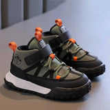 Children'S Sneakers Autumn Winter Boys Sport Shoes Girls Plush Cashmere Warm Lined Casual Shoes Studnet Shoes Teen Running Flats