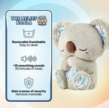 Cute Soothing Koala Bear Sleep Toys for Kids Baby Calming Anxiety Relief Breathing Koala Toy Sleep Buddy Plush Doll with Lights