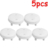 White Electrical Safety Socket Protective Cover Baby Care Safe Guard Protection Children anti Electric Shock Rotate Protectors