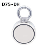 Strong Powerful Neodymium Magnet round Hook Salvage Magnet Sea Fishing Holder Pulling Mounting Pot with Ring 48Mm 60Mm 67Mm 94Mm
