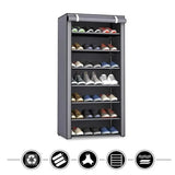 Dustproof Shoe Storage Rack Organizer Multilayer Nonwoven Shoes Storage Cabinet Home Hallway Space-Saving Cabinets Shoe Shelf