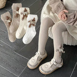 Baby Girl Legging Tights Cotton Cartoon Knitted Leggings Cute Bear Baby Pantyhose Newborn Girls Pantyhose Kids Fishnet Stockings