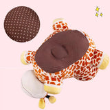 Cute Baby Sofa Cartoon Animal Giraffe Kids Seat Bean Bag Chair Puff Skin Toddler Children Infant Soft Plush Comfort Washable
