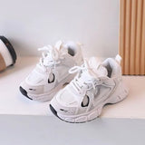 Children Tennis Shoes Versatile Non-Slip White Sneakers for Kids Girls Fashion Causal Breathable Toddlers Boys Sports Shoes Hot