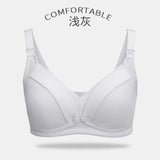 Maternity Nursing Bra Pregnant Women Mother Mama Open Breast Bra Cotton Wire Free Sleep Underwear Lactating Nursing Bralette