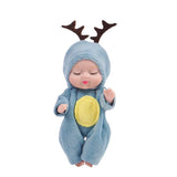 6Pcs Simulation Princess Dolls Toy Mini Cute Sleeping Baby Series Doll Cartoon Animal Toy for Kids Kawaii Dolls Girl'S Gift