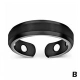 Magnetic Therapy Rings Women Men Fashion Slimming Fat Burning Opening Rings Lymphatic Detox Magnetic Health Care Jewelry