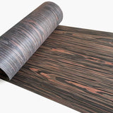 OMUKI Ebony Wood Veneer Handmade DIY Carpentry Sound Guitar Furniture Cabinet Wallpaper Renovate Wooden Crafts 21.6*96″/55*240Cm