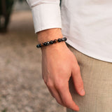 Attraction Zen Armband Dreifacher Schutz - Tigerauge, schwarzer Obsidian, Hämatit | ALLE STEINE IN UNSEREN ARMBÄNDERN SIND NATÜRLICH