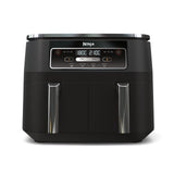 Ninja Foodi MAX Dual Zone Heißluftfritteuse [AF400EUCP] Amazon Exclusive, ‎2470 Watt , 9,5 L, 2 Heißluft-Frittierfächer, 6 Funktionen, 27 x 41.5 x 32.5 cm, Kupfer/Schwarz