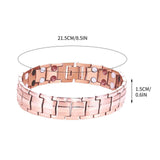 Orgrul Noruion Far-Infrarot-Ionen-Armband Magnetarmband Herren Mit Werkzeug Effektive Titan Magnetische Armbänder Magnetarmband Magnetbänder Für Herren Herrenarmband Längenverstellbar Mit