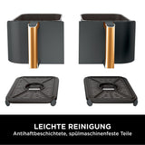 Ninja Foodi MAX Dual Zone Heißluftfritteuse [AF400EUCP] Amazon Exclusive, ‎2470 Watt , 9,5 L, 2 Heißluft-Frittierfächer, 6 Funktionen, 27 x 41.5 x 32.5 cm, Kupfer/Schwarz