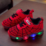 Disney Children'S Sneakers Spiderman Boys Casual Shoes Spring Summer New Mesh Breathable Student Shoes Kids Anti-Slip Casual Sho