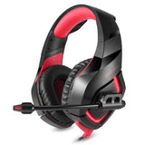 ONIKUMA K1-B Gaming-Kopfhörer, flexibler leichter Bass, Stereo-Over-Ear-Headset, Kopfhörer mit Mikrofon
