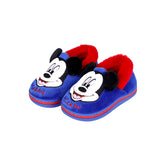 Mickey Mouse Cotton Shoes Flats Baby Boys Girls Plush Winter Flats Shoes Child Girls Slip on Kids Warm Shoes Casual Flats