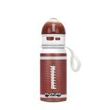 Hydrate Factory Soccer Water Bottle With Straw And Strap For Soccer Lovers