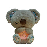 Cute Soothing Koala Bear Sleep Toys for Kids Baby Calming Anxiety Relief Breathing Koala Toy Sleep Buddy Plush Doll with Lights
