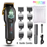New Fashion Colorful Professional Barber Hair Clipper Home Electric Beard Clippers for Men Kids Hair Cutting Machine