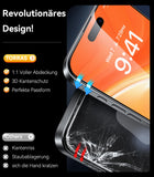 TORRAS For 17 Pro Max Tempered Glass [Full Screen] Top Shatterproof Film for 17 Pro Max Screen Protector 9H+ Protective Glass [Car Installation] Anti-Fingerprint, Pack of 2