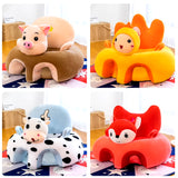 Cute Cartoon Baby Sofa Cover Learning to Sit Seat Feeding Chair Case Kids Baby Sofa Skin Infant Baby Seat Sofa without Cotton