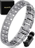 MagnetRX® Ultrastarkes Magnetarmband – Magnetbänder für Herren – Herrenarmband längenverstellbar mit Größenbestimmungswerkzeug (Schwarz)