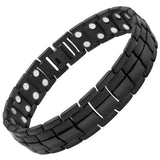 MagnetRX® Ultrastarkes Magnetarmband – Magnetbänder für Herren – Herrenarmband längenverstellbar mit Größenbestimmungswerkzeug (Schwarz)