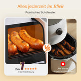COSORI Heißluftfritteuse 2 Kammern, Airfryer Testsieger der Stiftung Warentest, 6-in-1 Dual Zone Air fryer 8,5 L, Heissluftfritteuse Doppelkammer mit Sichtfenster, energiesparend