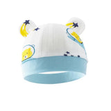 Cotton Fetal Cap Cartoon Print Newborn Baby Hat Soft Comfortable Nursery Beanie Hat for Infant Newborn Accessories