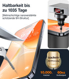 TORRAS For 17 Pro Max Tempered Glass [Full Screen] Top Shatterproof Film for 17 Pro Max Screen Protector 9H+ Protective Glass [Car Installation] Anti-Fingerprint, Pack of 2