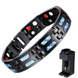 Zoonvii Obsidian Armband, Schwarzer Turmalin Stein Armband, Schwarzer Obsidian Armband Herren, Armband Dreifachem Schutz, Obsidian Hämatit Armband, Geschenk für Freunde, Ehemann, Vater