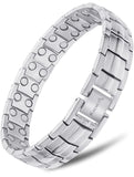 MagnetRX® Ultrastarkes Magnetarmband – Magnetbänder für Herren – Herrenarmband längenverstellbar mit Größenbestimmungswerkzeug (Schwarz)