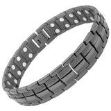 MagnetRX® Ultrastarkes Magnetarmband – Magnetbänder für Herren – Herrenarmband längenverstellbar mit Größenbestimmungswerkzeug (Schwarz)