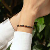 Attraction Zen Armband Dreifacher Schutz - Tigerauge, schwarzer Obsidian, Hämatit | ALLE STEINE IN UNSEREN ARMBÄNDERN SIND NATÜRLICH