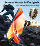 TORRAS For 17 Pro Max Tempered Glass [Full Screen] Top Shatterproof Film for 17 Pro Max Screen Protector 9H+ Protective Glass [Car Installation] Anti-Fingerprint, Pack of 2