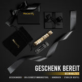MagnetRX® Ultrastarkes Magnetarmband – Magnetbänder für Herren – Herrenarmband längenverstellbar mit Größenbestimmungswerkzeug (Schwarz)