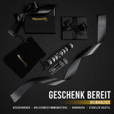 MagnetRX® Ultrastarkes Magnetarmband – Magnetbänder für Herren – Herrenarmband längenverstellbar mit Größenbestimmungswerkzeug (Schwarz)
