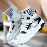Design Children Sneaker Boys Shoes Skateboard Kids Casual Shoes Autumn Sports Tennis High Top Sneaker for Boy