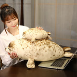 35-110Cm Simulation 3D Sea Lion Plush Toys High Quality Stuffed Soft Animal Seal Pillow Baby Kawaii Sleeping Appease Dolls