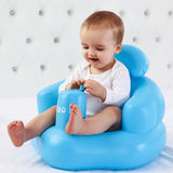 Baby Inflatable Soft Sofa Learning Sitting Safety Seat Dining Chair Portable Bath Stool Children Play Water Learn to Sit Tool
