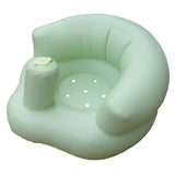 Portable Baby Learning Seat Inflatable Bath Chair PVC Sofa Shower Stool for Playing Eating Bathing Lounging